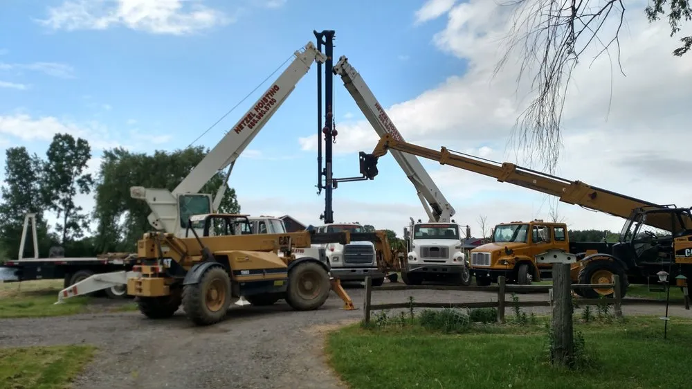 Slide of Hetzel hoisting