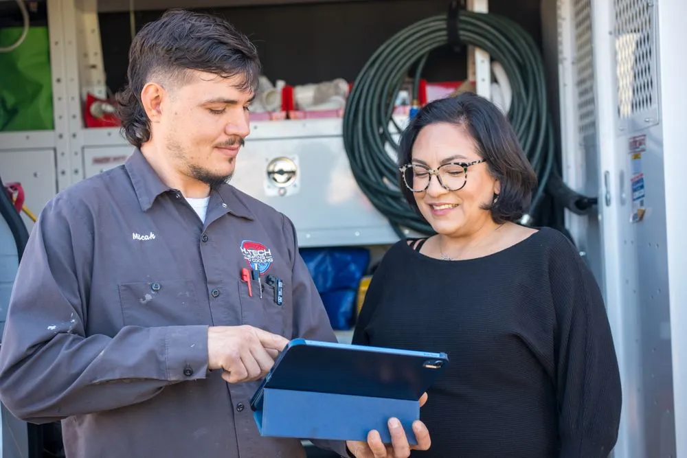 Slide of Hi Tech heating and cooling