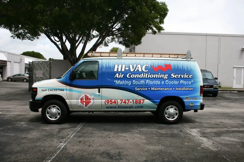 Slide of HI-VAC Air Conditioning Service