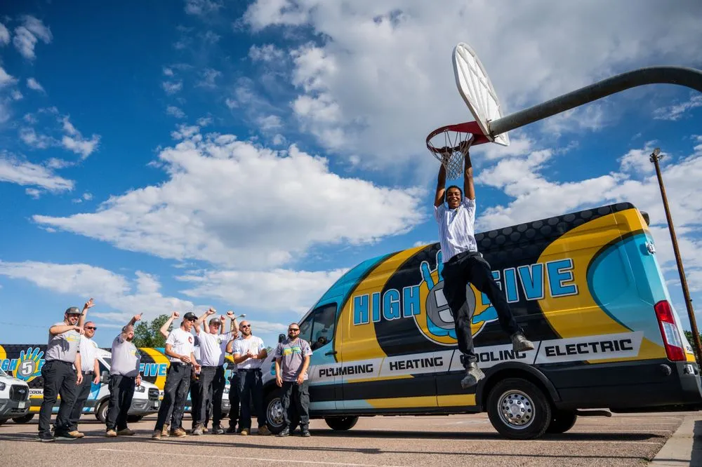 Slide of High 5 Plumbing, Heating, Cooling & Electric