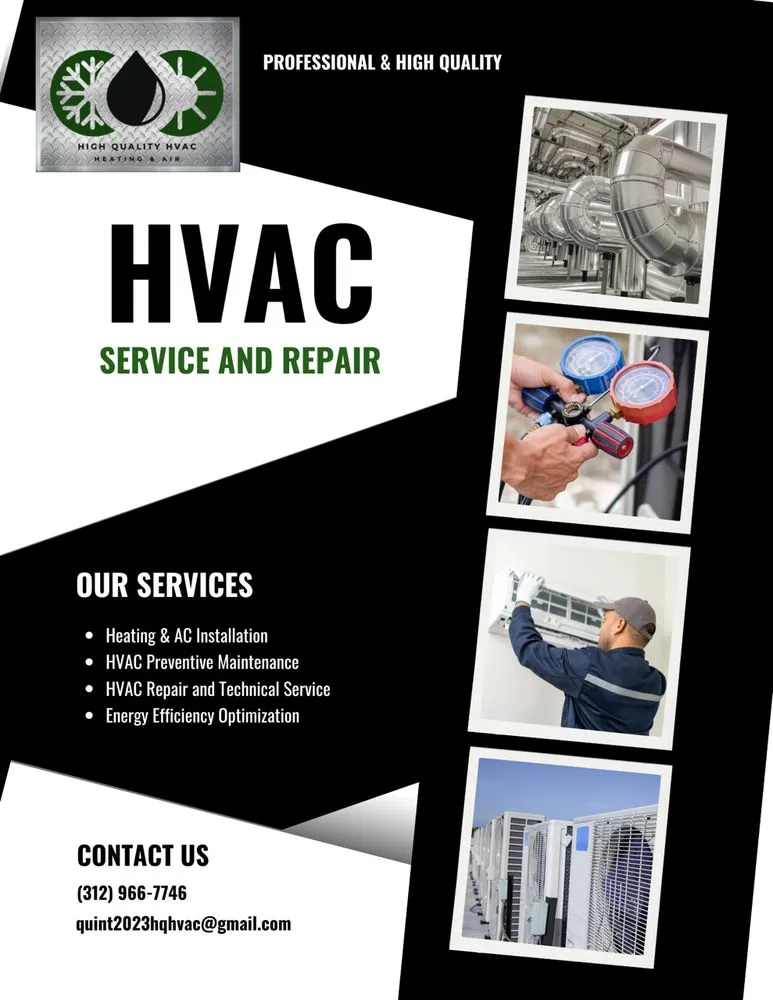 Slide of High Quality HVAC Services Heating and Air