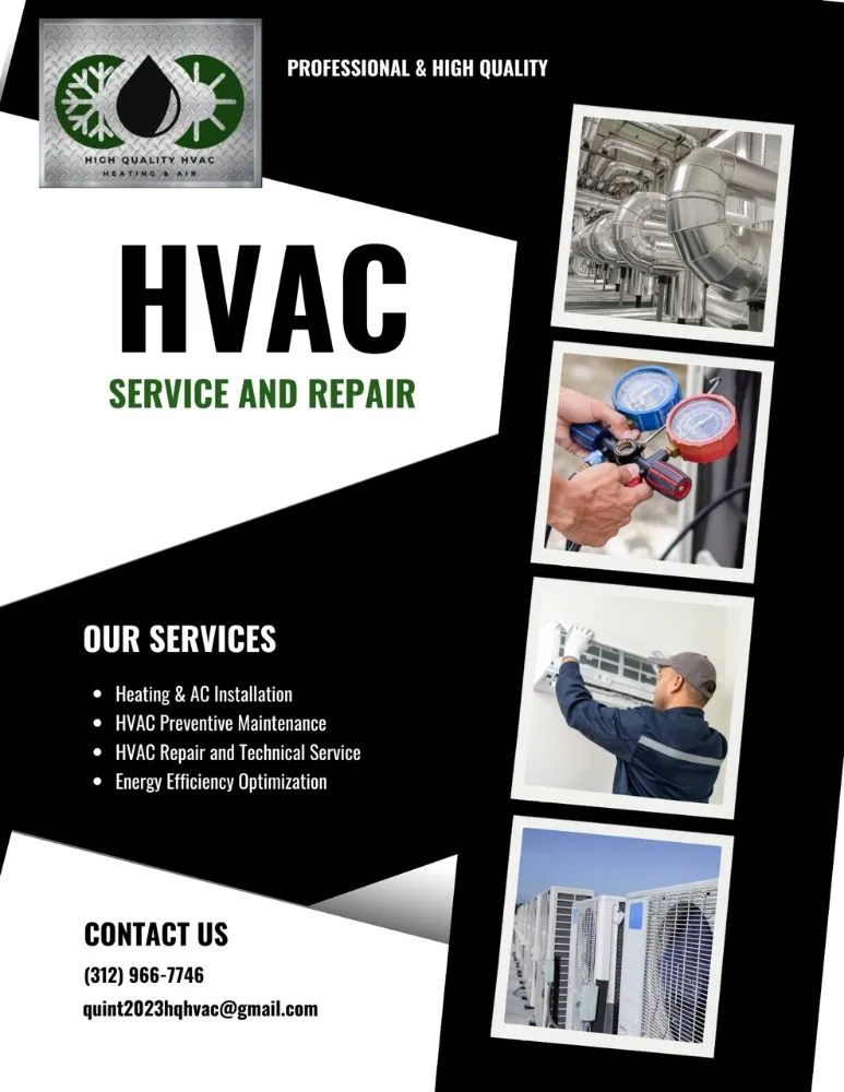 Slide of High Quality HVAC Services Heating and Air
