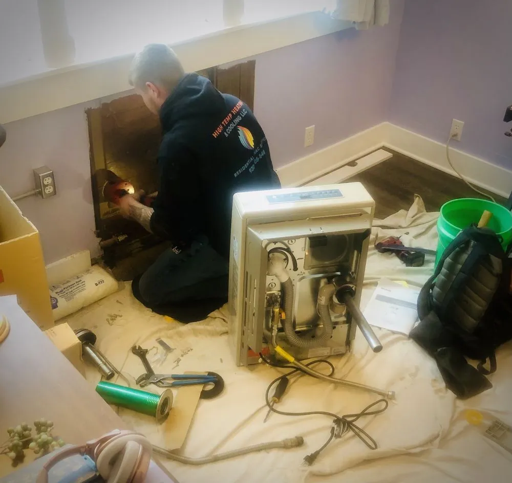 Slide of High Temp Heating & Cooling