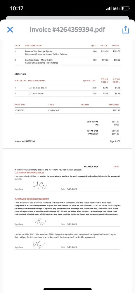 Slide of Hiller Plumbing, Heating, Cooling & Electrical