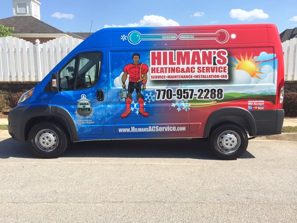 Slide of Hilman's Heating & A/C Service