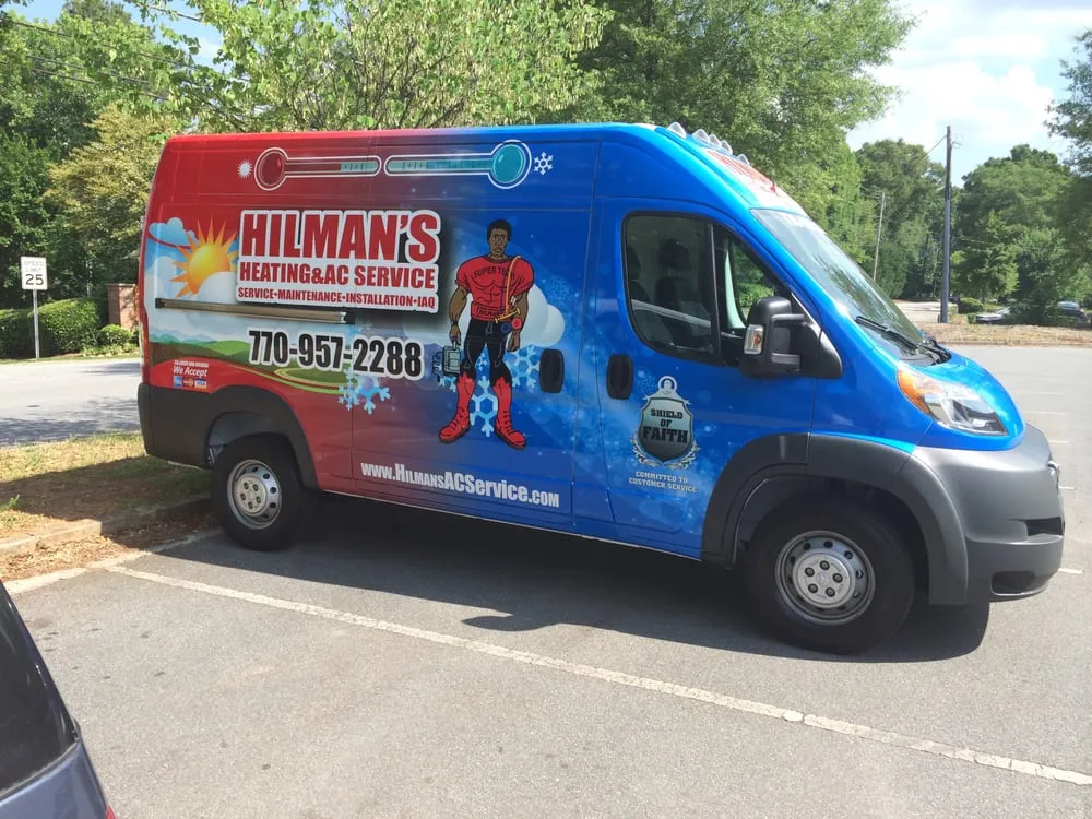 Slide of Hilman's Heating & A/C Service