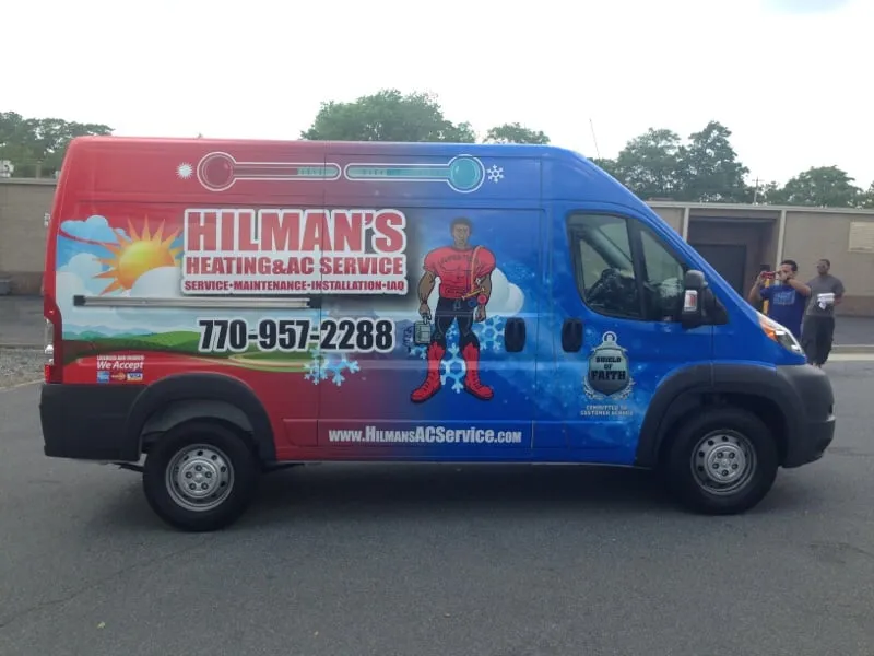 Slide of Hilman's Heating & A/C Service