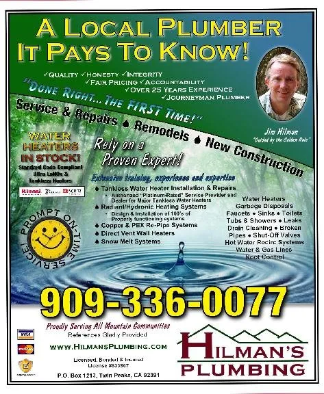 Slide of Hilman's Plumbing