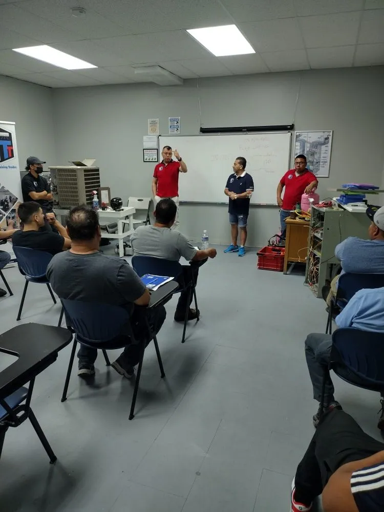 Slide of Hispanic Training Trades