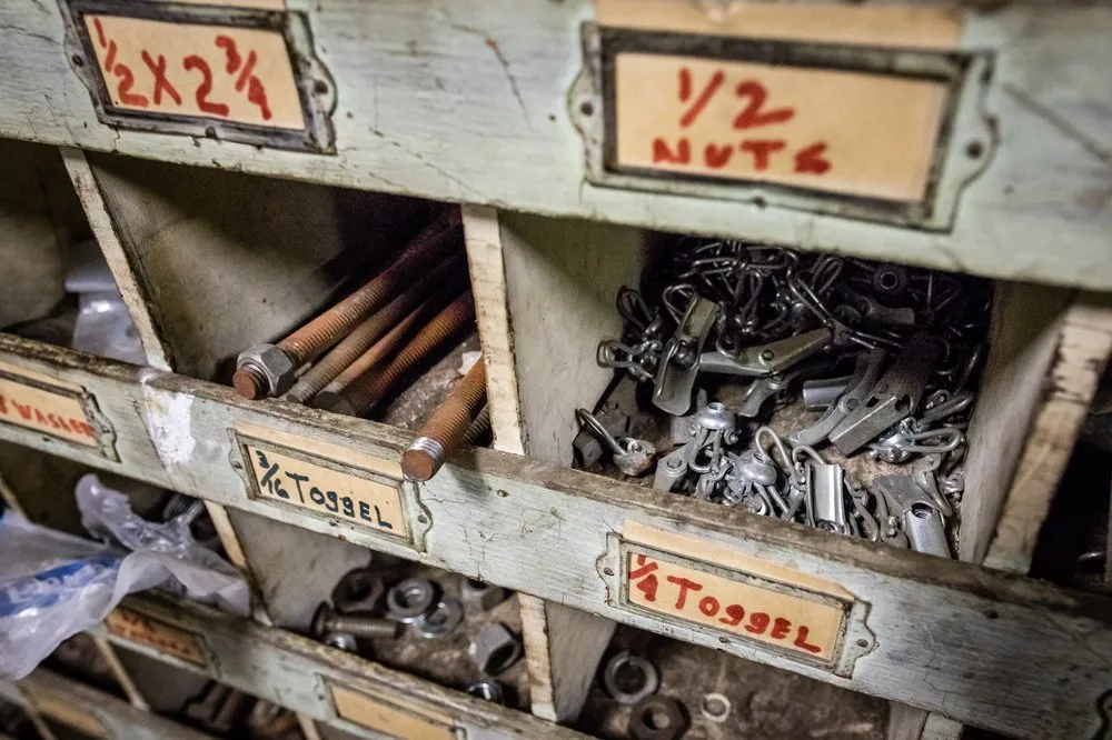 Slide of Hohler Furnace and Sheet Metal