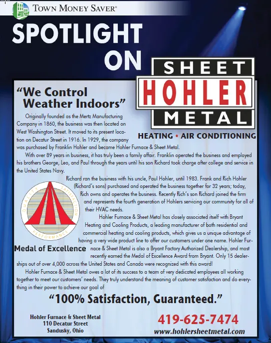 Slide of Hohler Furnace and Sheet Metal