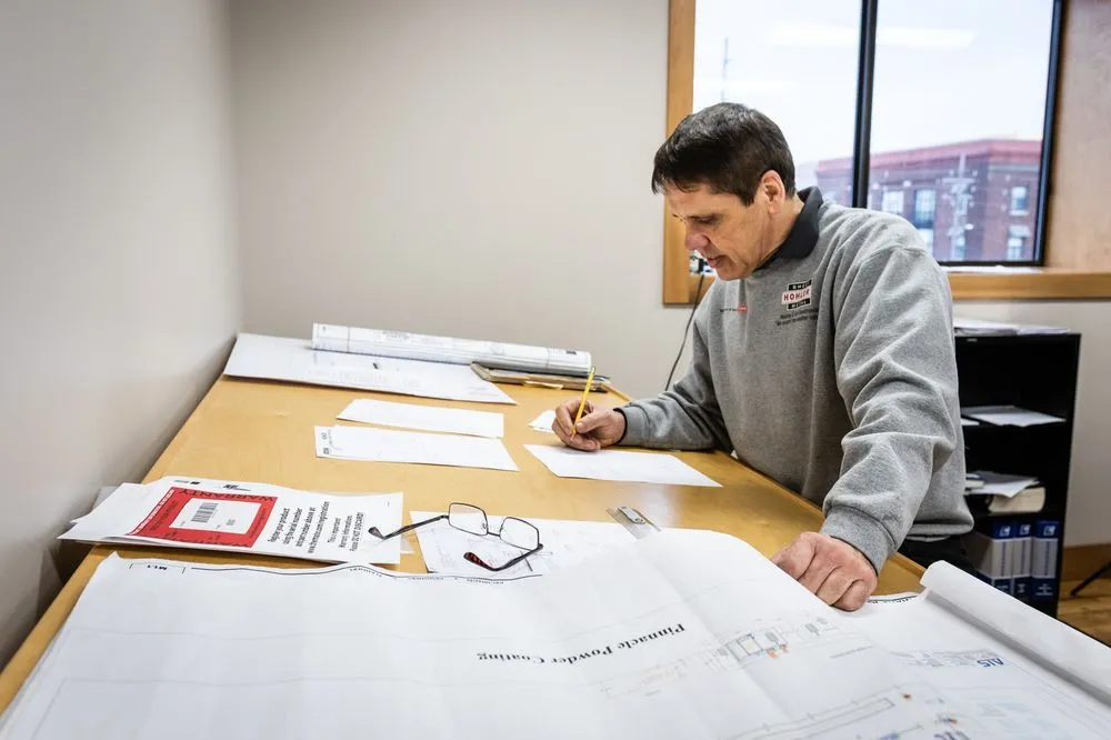 Slide of Hohler Furnace and Sheet Metal