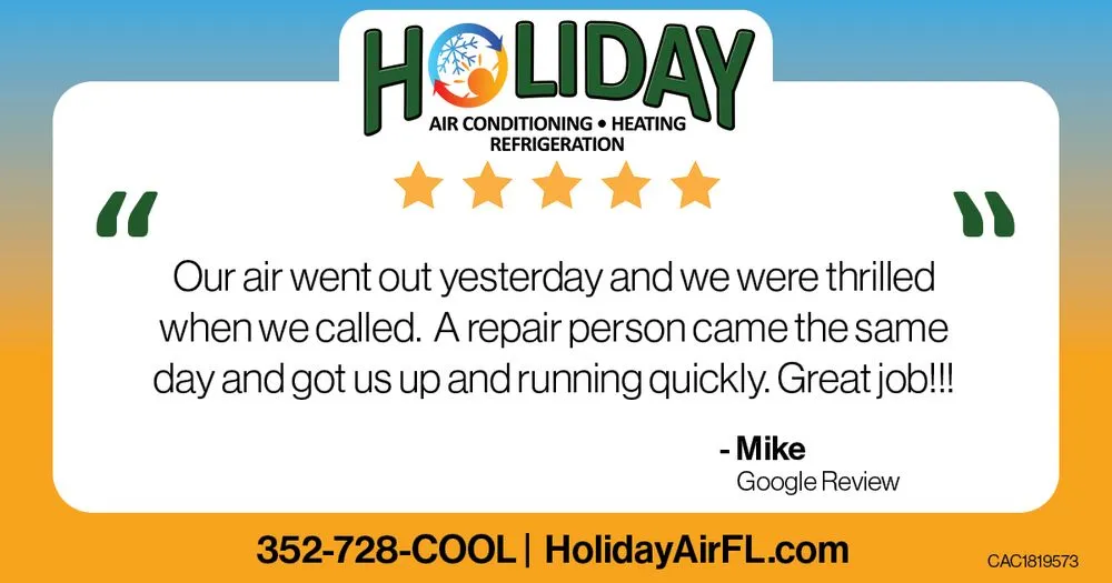 Slide of Holiday Enterprises Heat and Air