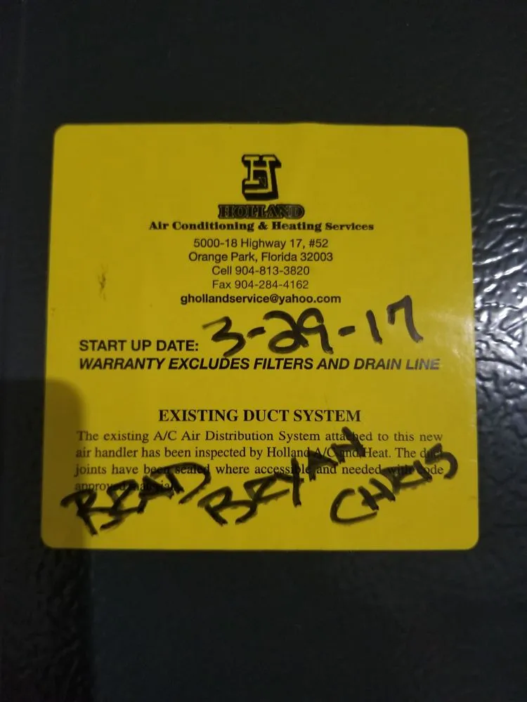 Slide of Holland AC & Heating Services