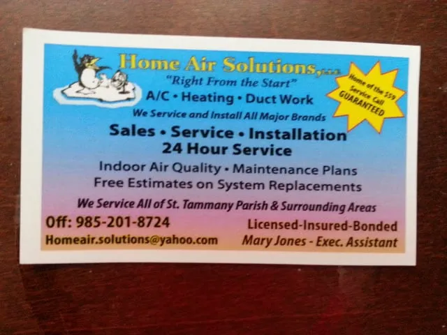 Reliable air conditioning tune-up in Bay St. Louis, MS by Home Air Solutions L.L.C.