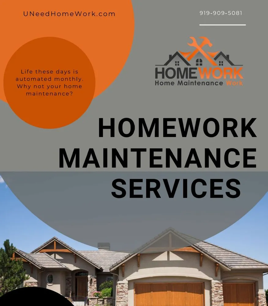 Slide of Home Maintenance Work