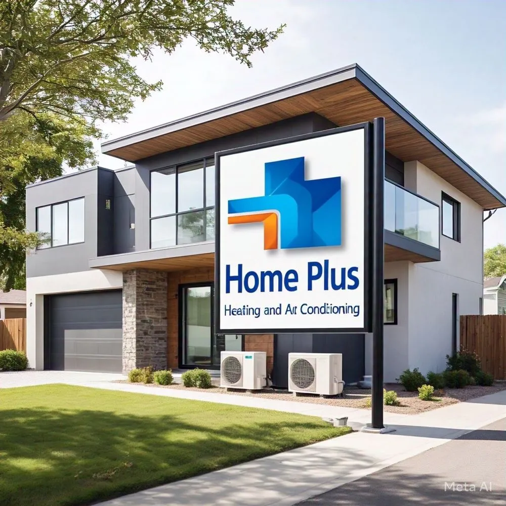 Slide of Home Plus Heating and Air Conditioning