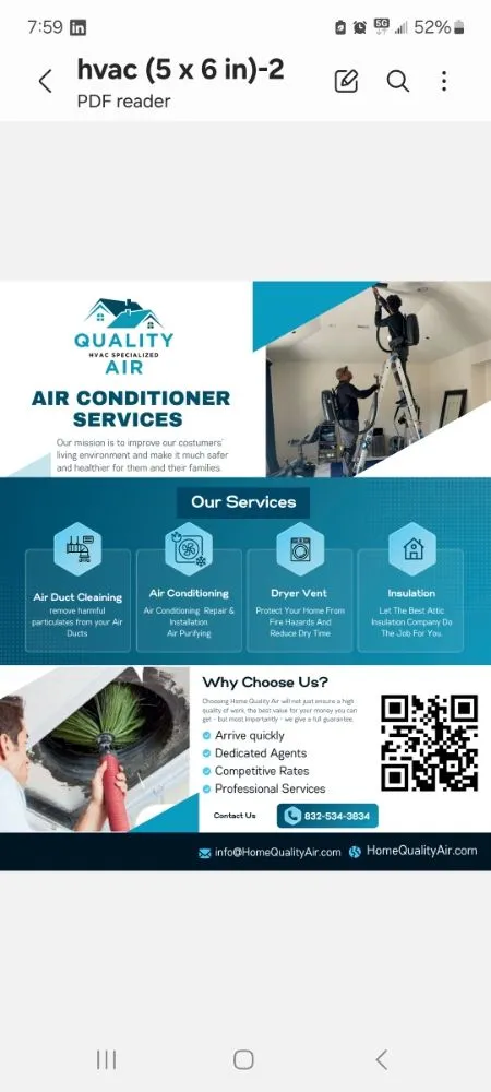 Slide of Home Quality Air