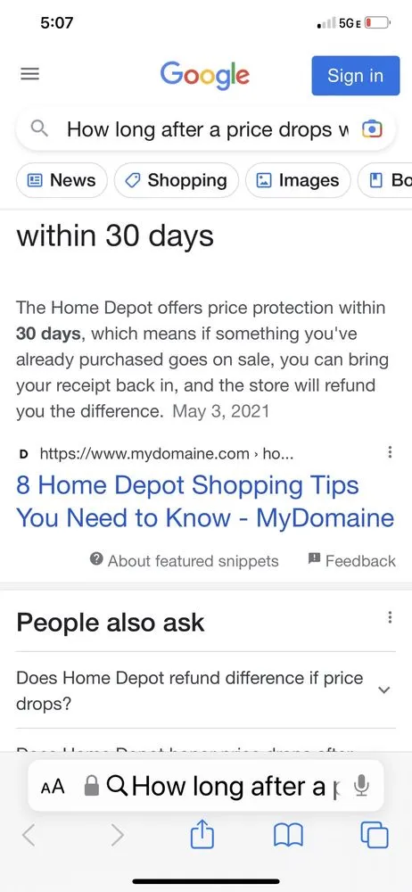 Slide of Home Services at The Home Depot