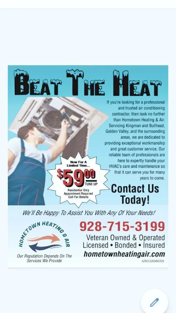 Slide of Hometown Heating & Air