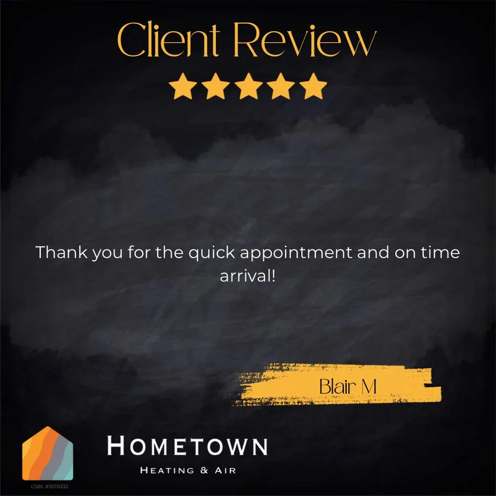 Slide of Hometown Heating & Air