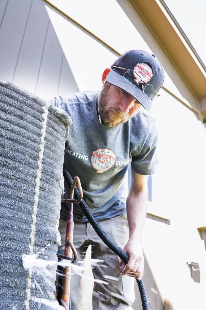 Top-rated air conditioning tune-up for homes in Lee's Summit, MO by Hometown Heroes Heating and Cooling of Lee's Summit