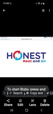 Honest Heat and Air Services Logo