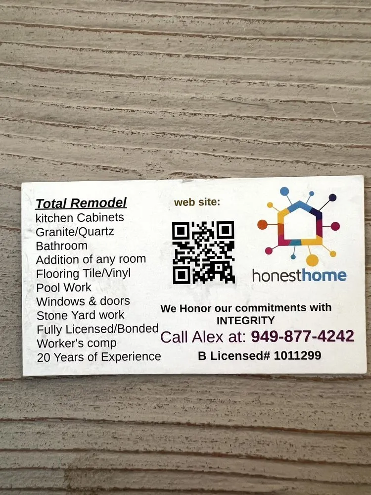 Slide of Honest Home