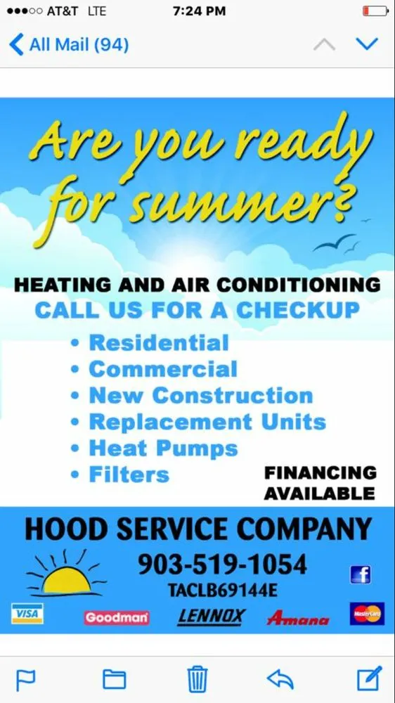 Slide of Hood Service Company Air Conditioning & Heating