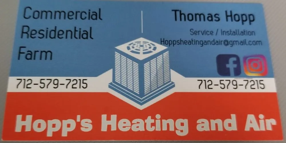 Slide of Hopp's Heating and Air
