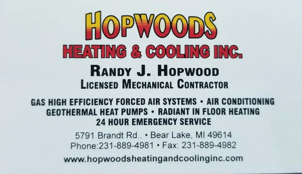 Top-rated heating repair in Bear Lake, MI by Hopwoods Heating & Cooling