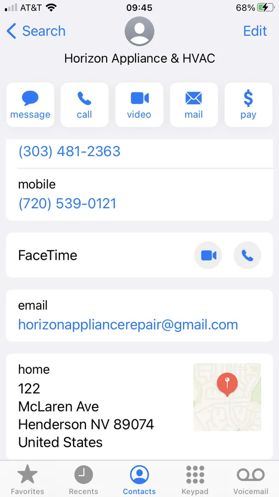 Slide of Horizon Appliance Repair