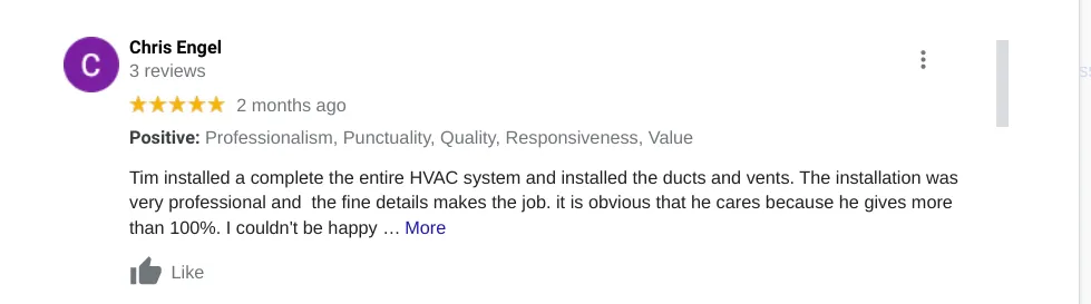 Slide of Hot & Cold HVAC