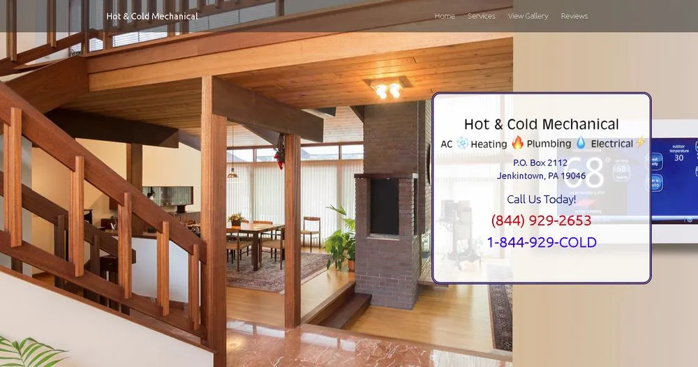 Slide of Hot & Cold Mechanical