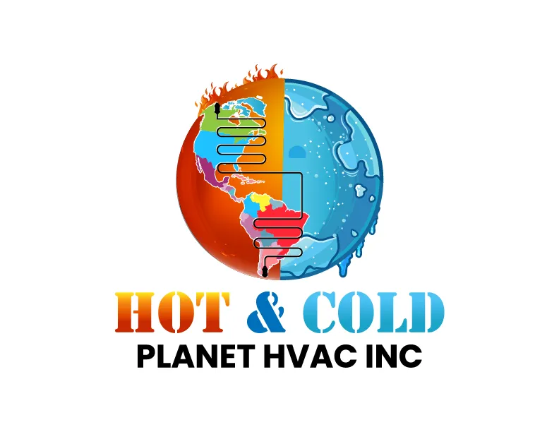 Slide of Hot & Cold Planet Hvac