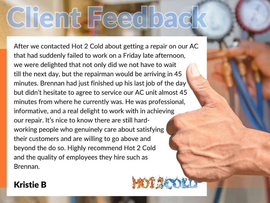 Slide of Hot 2 Cold Air Conditioning