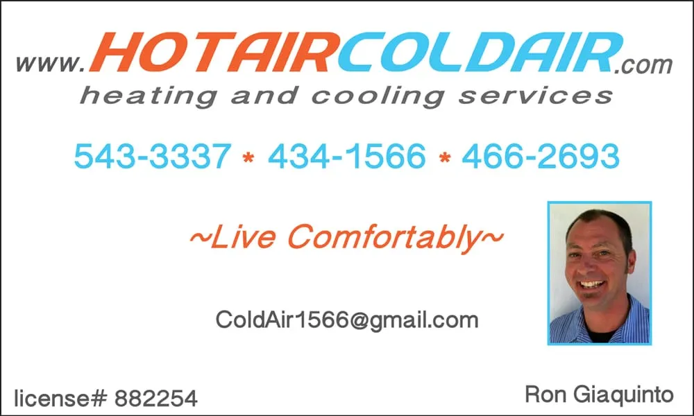 Slide of Hot Air Cold Air
