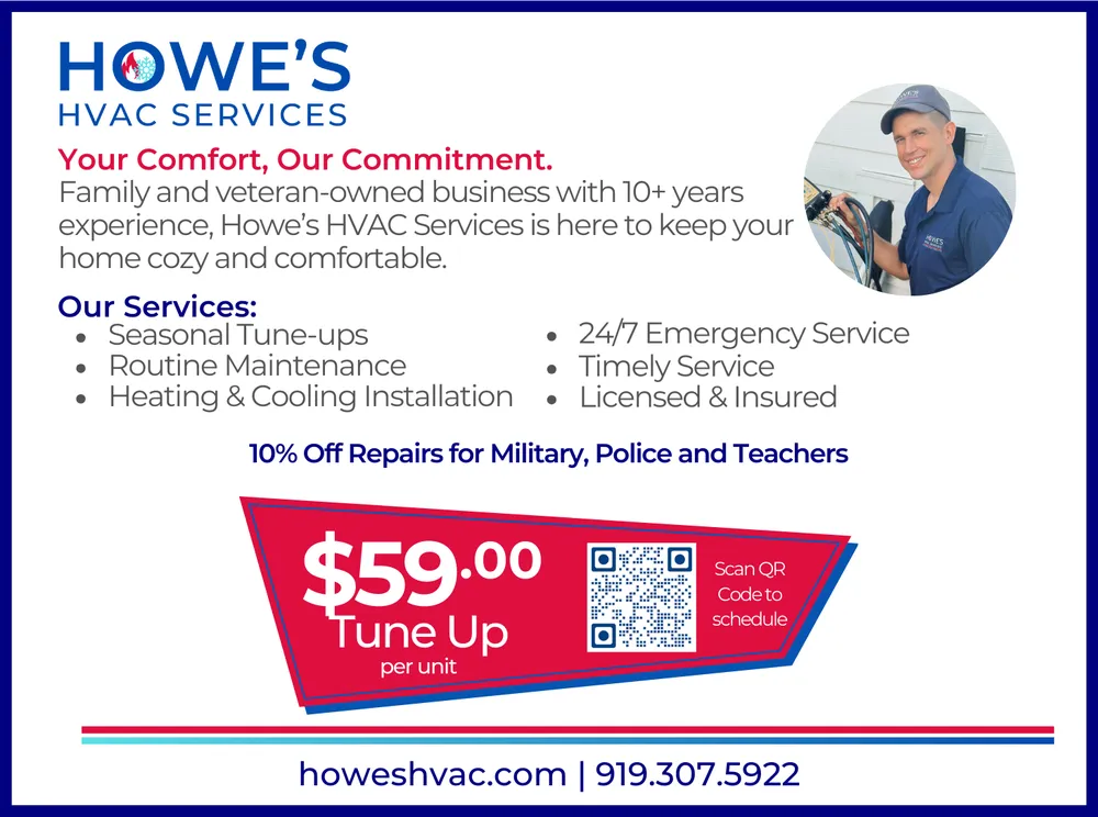 Slide of Howe's HVAC Services