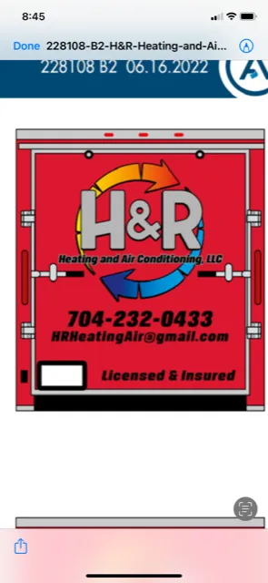 Slide of H&R Heating and Air Conditioning