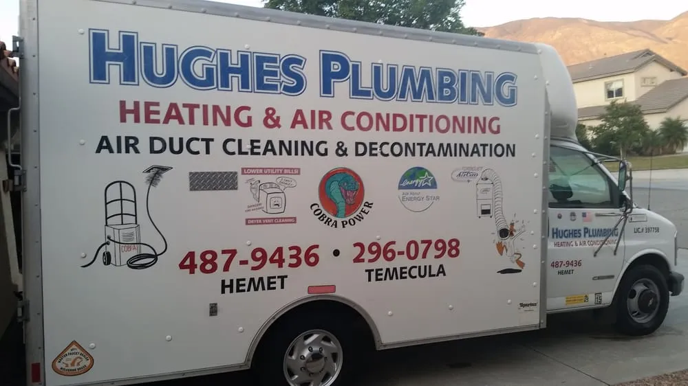 Slide of Hughes Plumbing Heating & Air Duct Cleaning