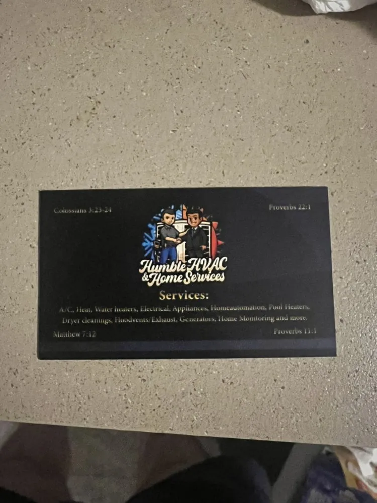 Slide of Humble HVAC & Home Services