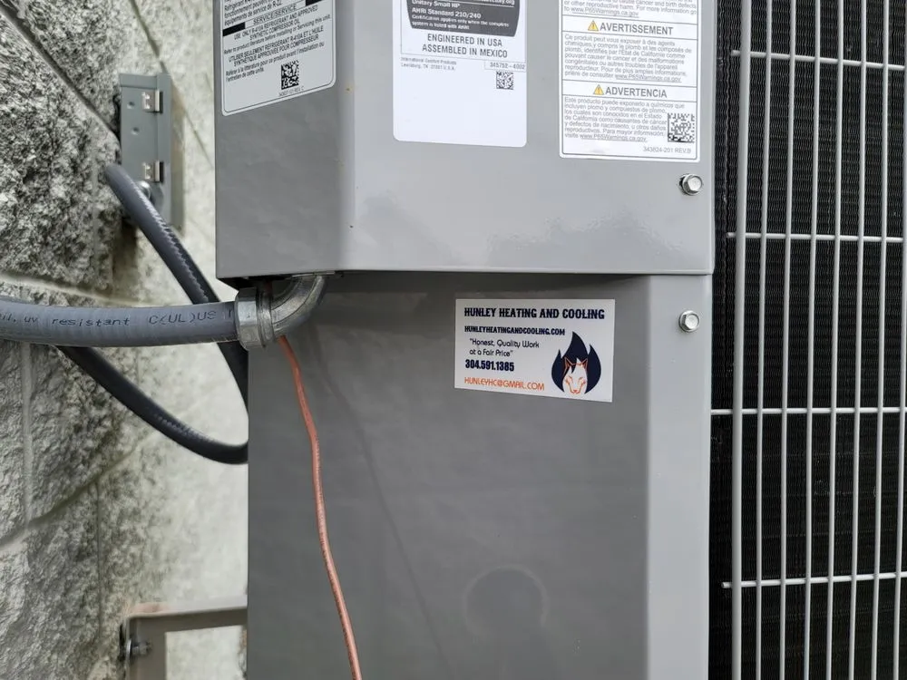 Slide of Hunley Heating and Cooling