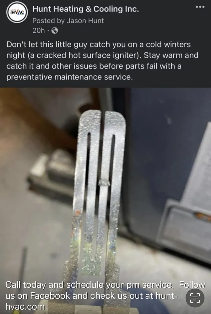 Slide of Hunt Heating & Cooling