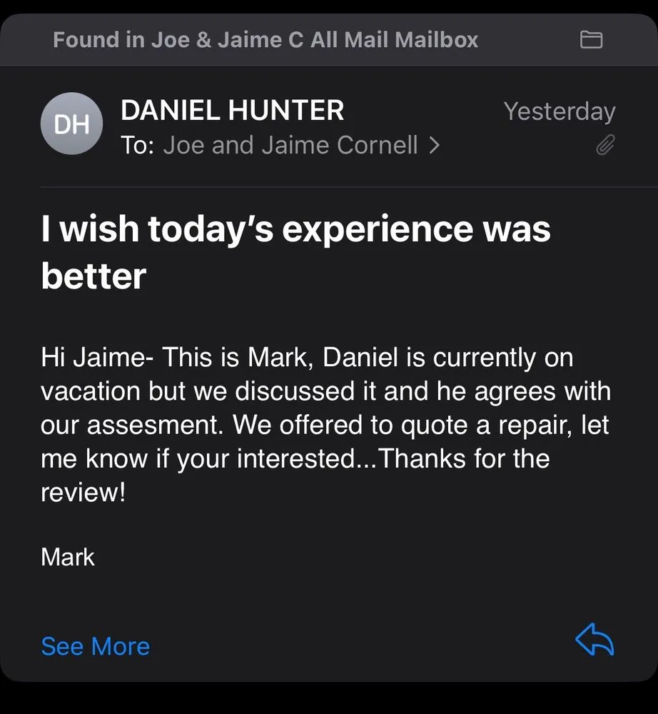 Slide of Hunter Heating & Air