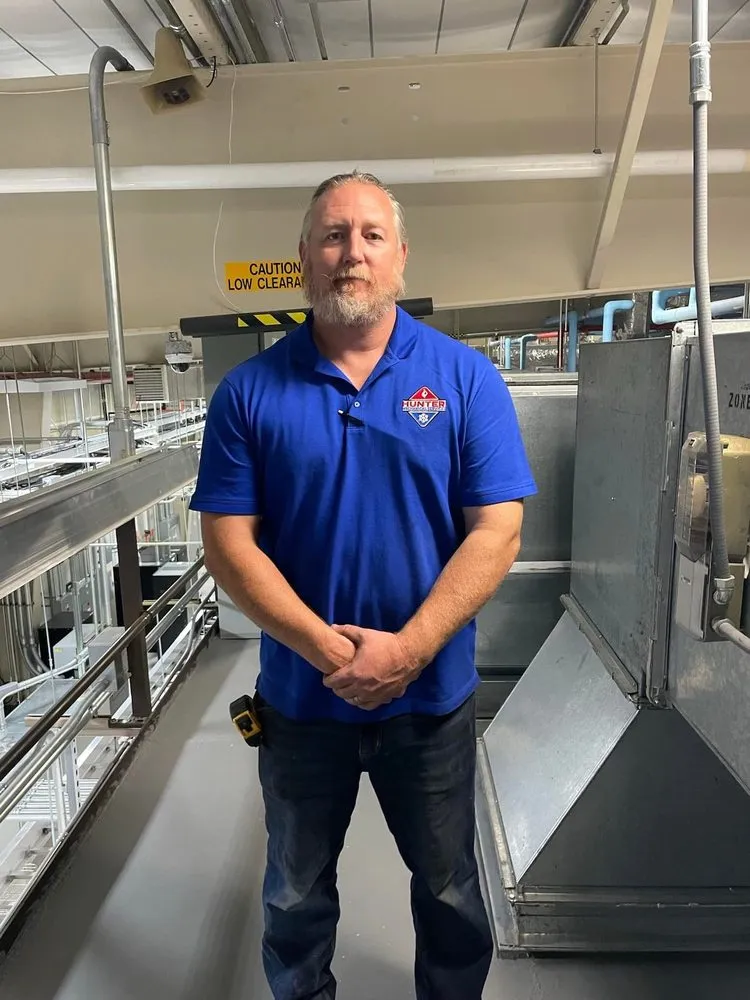 Slide of Hunter Mechanical Services