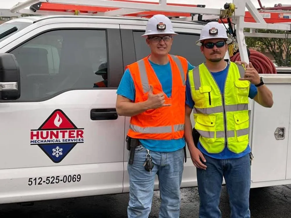 Slide of Hunter Mechanical Services