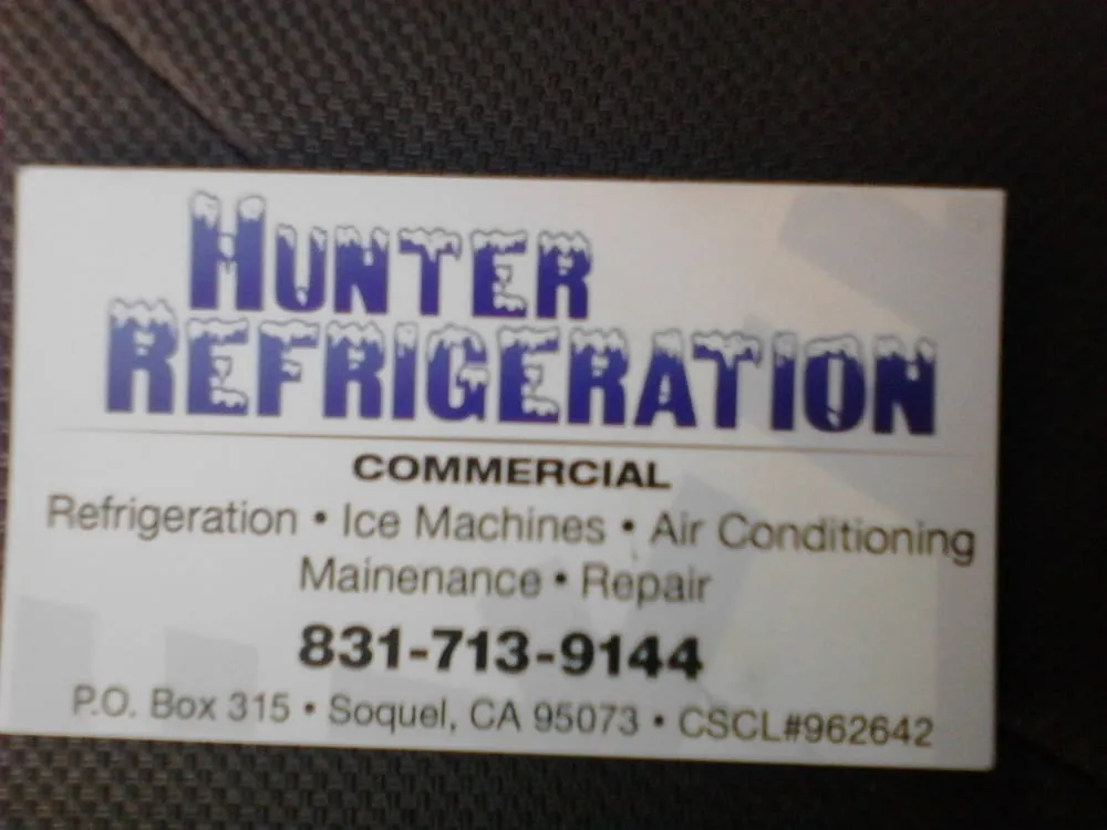 Slide of Hunter Refrigeration