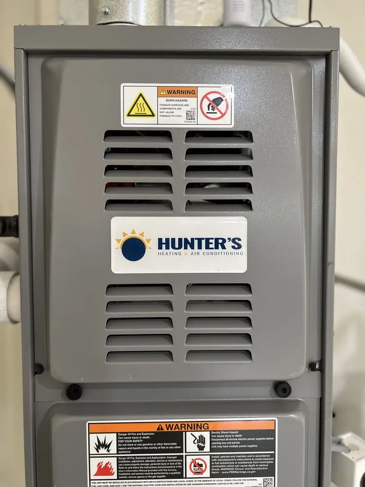 Slide of Hunter's Heating & A/C