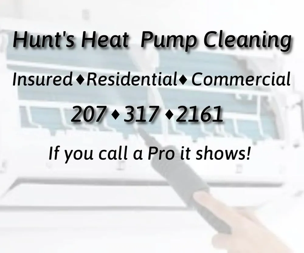 Slide of Hunt's Heat Pump Cleaning
