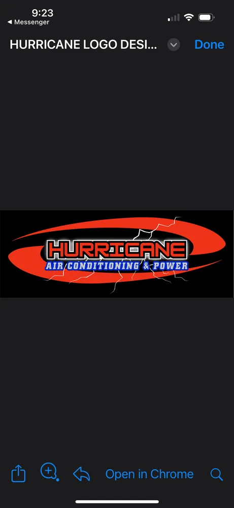 Slide of Hurricane Air Conditioning And Power